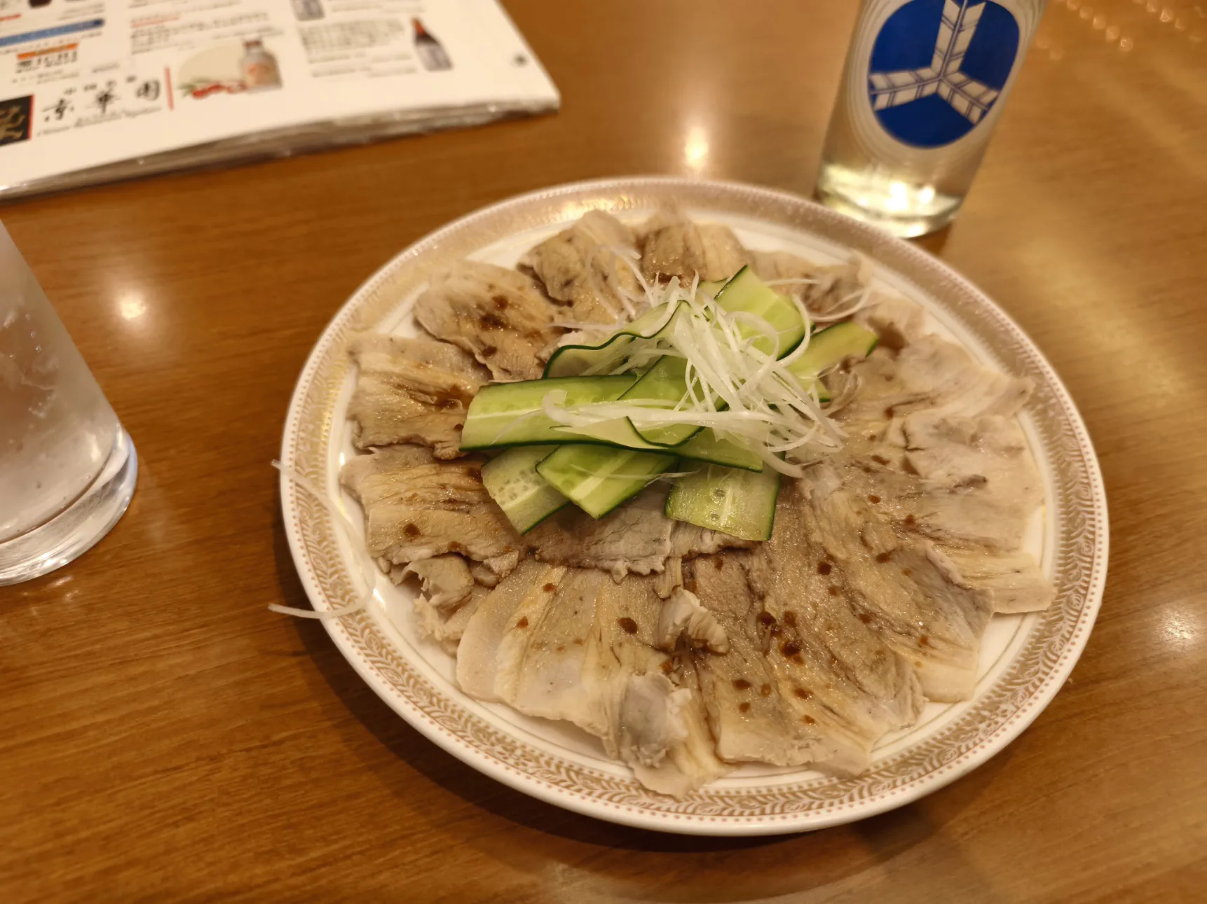 冷えた豚肉