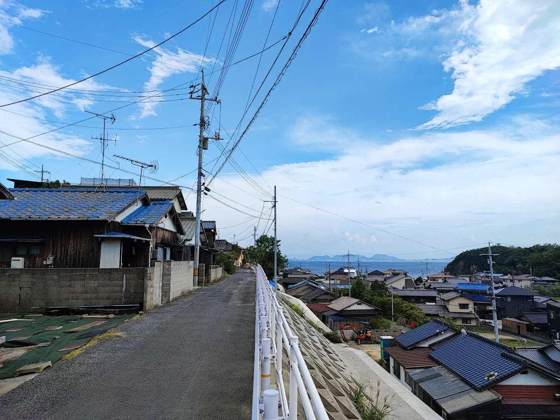 島の集落